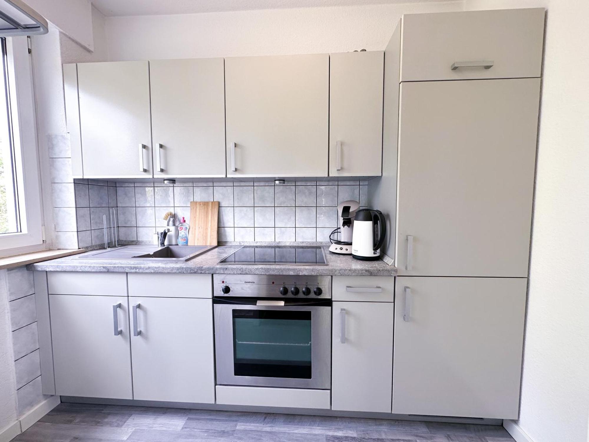 Stilvolles, Frisch Renoviertes 2Zi Apartment Mit Kueche Und Balkon In Kliniknaehe Bad Oeynhausen Luaran gambar
