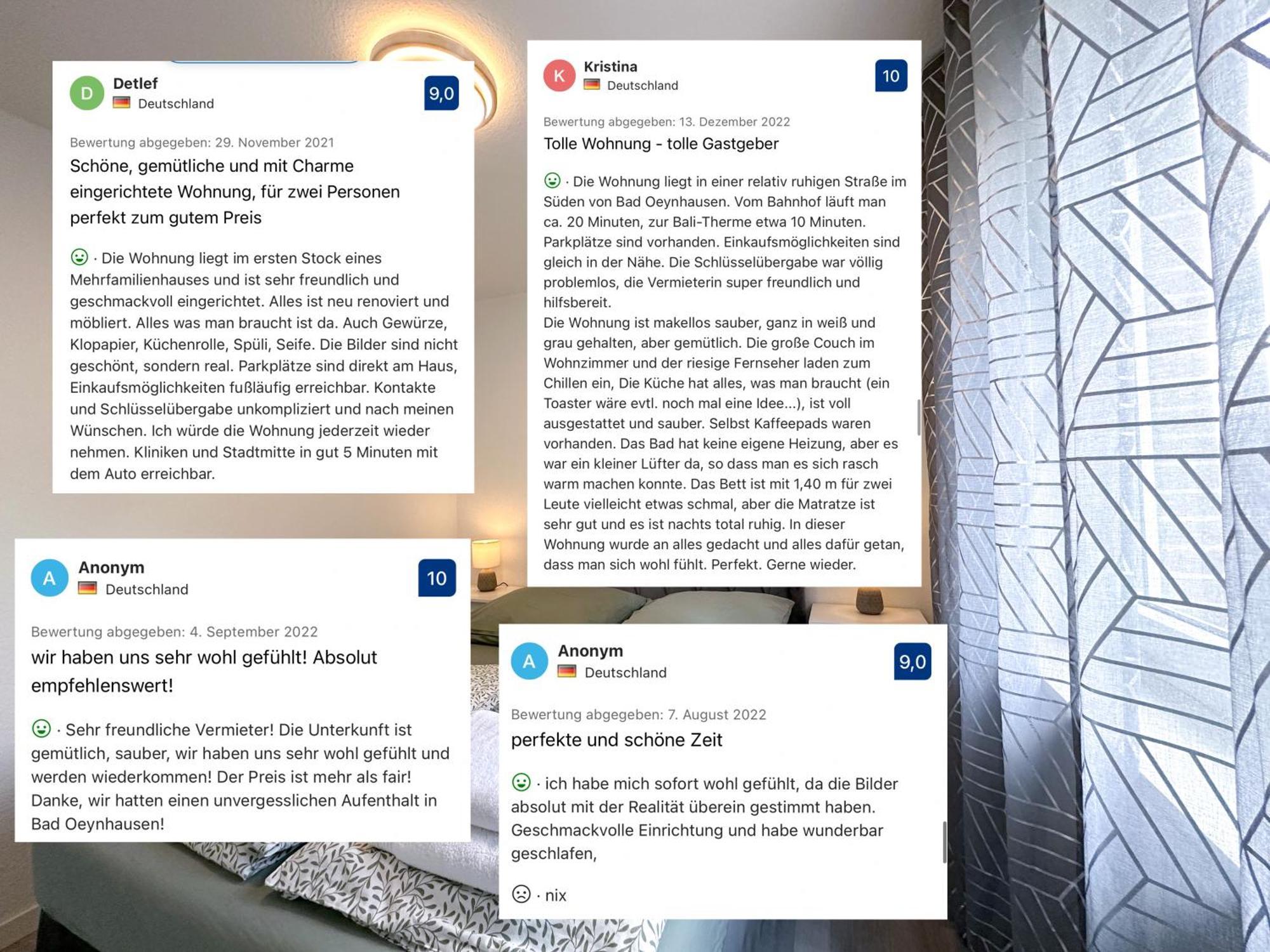 Stilvolles, Frisch Renoviertes 2Zi Apartment Mit Kueche Und Balkon In Kliniknaehe Bad Oeynhausen Luaran gambar